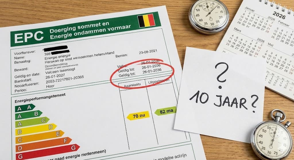 Hoe Lang Is Een Energielabel Geldig in België 2026?