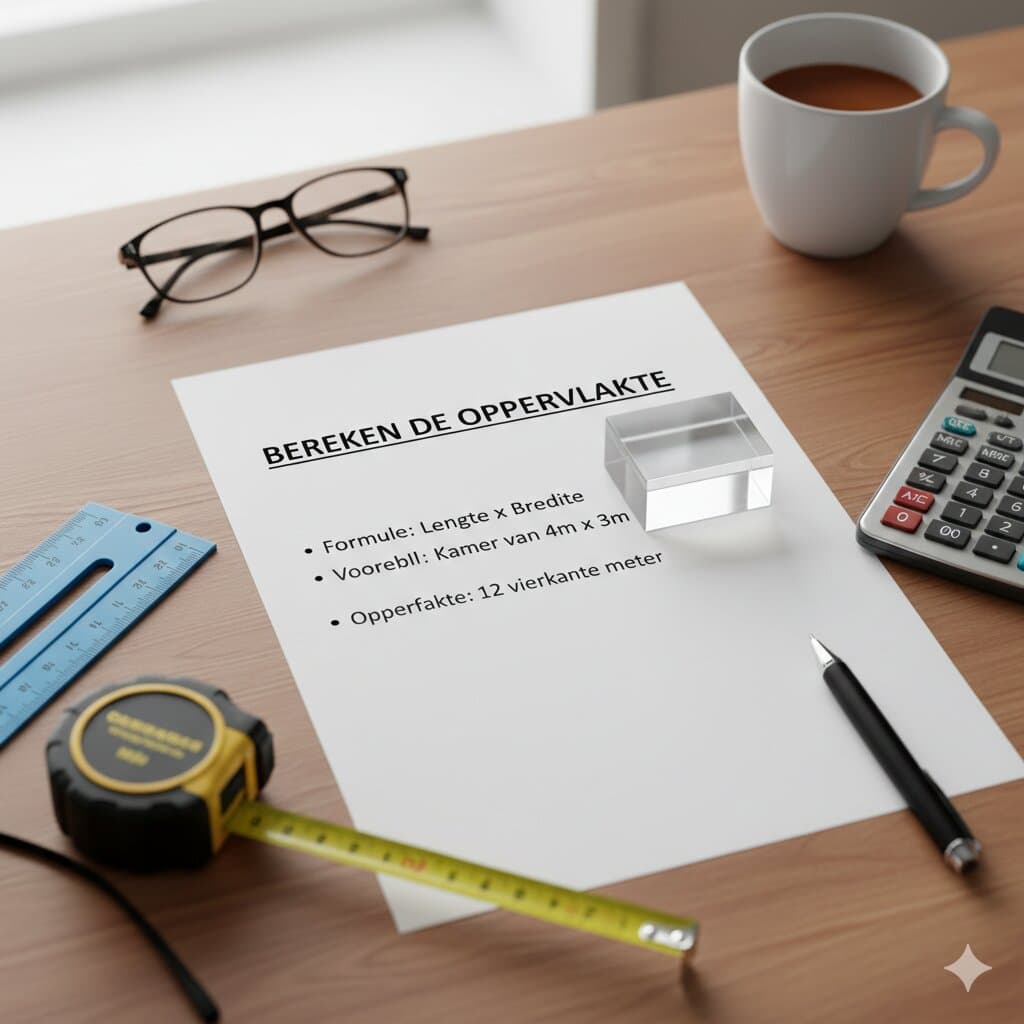 Hoe bereken je de oppervlakte van een woning?
