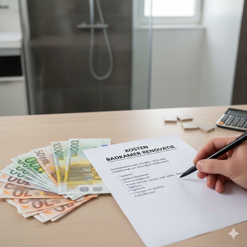 Hoeveel kost een badkamer renovatie in België?