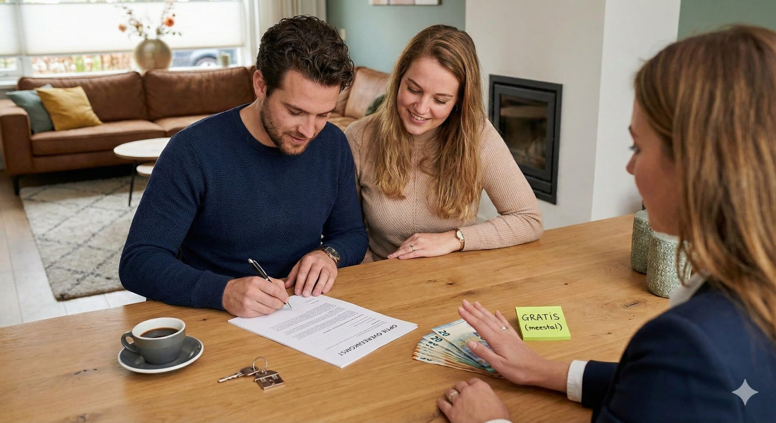 Hoeveel kost een optie op een huis?