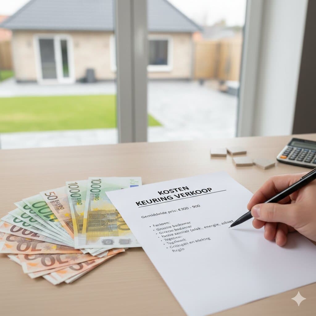 Hoeveel kost keuring voor verkoop woning?