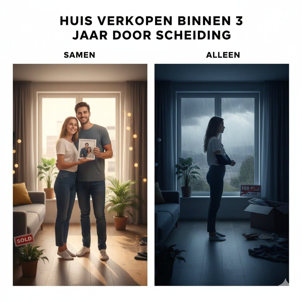 Huis verkopen binnen 3 jaar door scheiding: wat moet je weten?