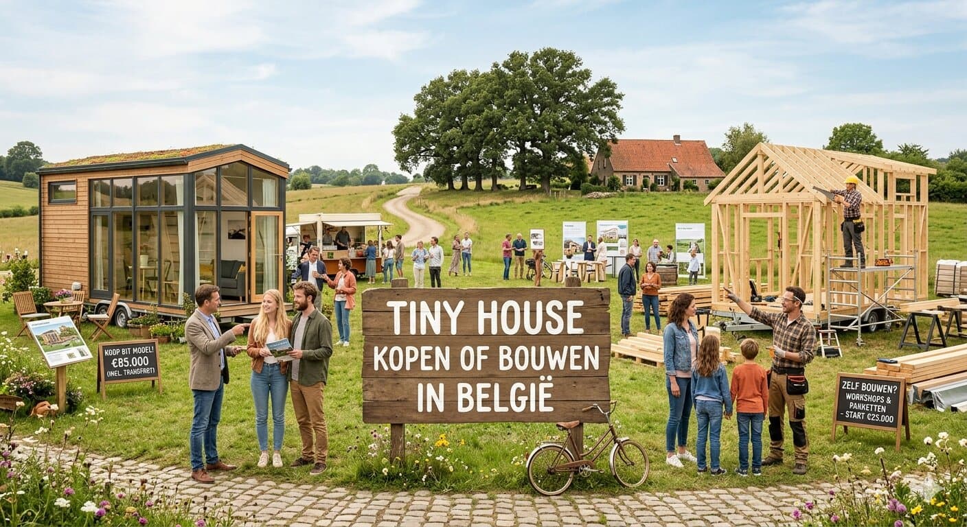 Tiny house kopen of bouwen in België: wat moet je weten?