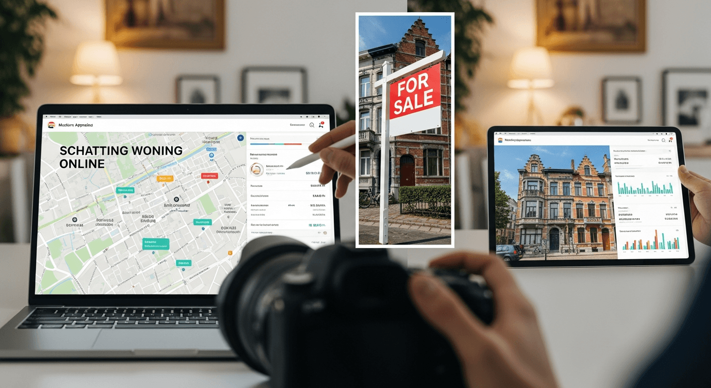 Woning online laten schatten in België: hoe het werkt en wat u mag verwachten
