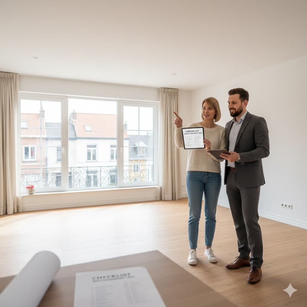 Checklist woning bezichtigen in België: 40 punten die je móét controleren