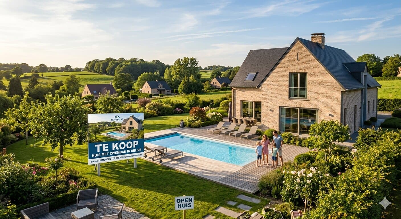 Huis kopen met zwembad in België: waar moet je op letten?