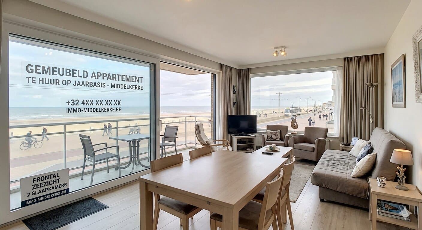 Gemeubeld appartement te huur op jaarbasis Middelkerke: waar moet je op letten?
